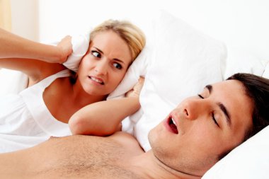 Snore while sleeping clipart