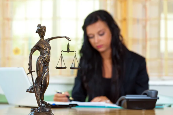 Advogado e Justiça — Fotografia de Stock