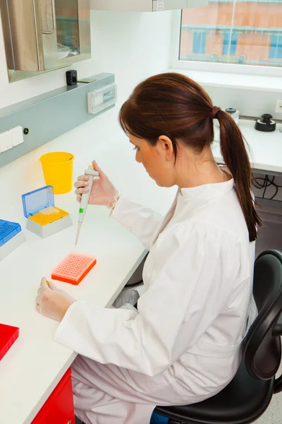 Vrouwen in het onderzoek in het laboratorium van het onderzoek — Stockfoto