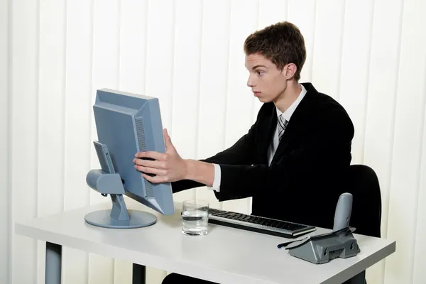 Problems with computer virus — Stock Photo, Image