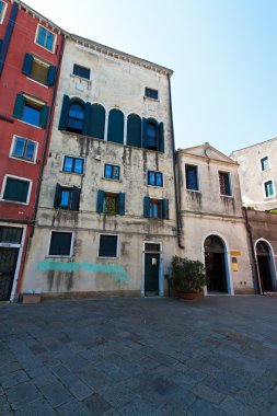 Italy, venice. ghetto area, synagogue clipart