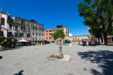 Italy, venice. ghetto area clipart