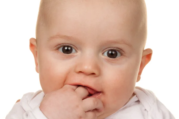 Gesicht eines erstaunten Babys — Stockfoto