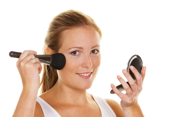 Young woman on make-up — Stock Photo, Image