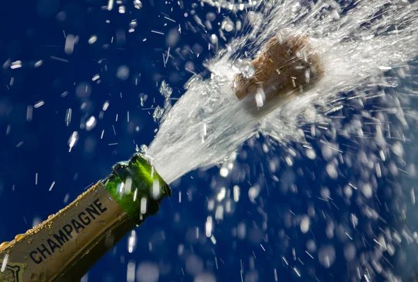 Garrafa de champanhe — Fotografia de Stock