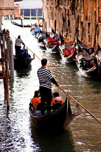 Italien, Venedig, gondol — Stockfoto