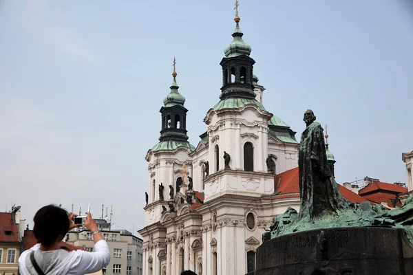 Prague, old town square, — Stock Photo, Image