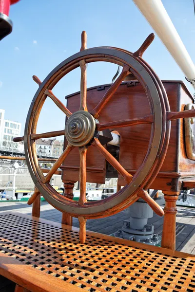 Puerto de Hamburgo, rickmer rickmers Museo barco — Stockfoto