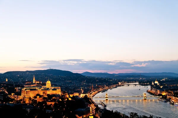 Magyarország, budapest, utca-és városrészlet — Stock Fotó