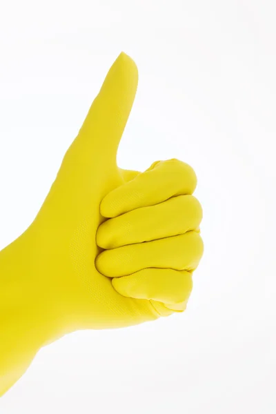 Stock image Glove of a cleaning lady