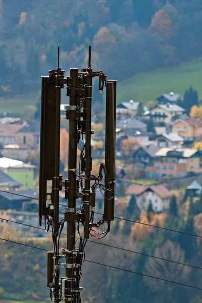 Mobilfunksender im Salzburger Land — Stock Fotó