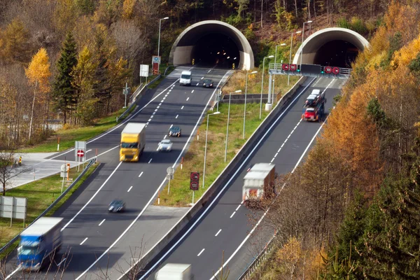 Túnel der Tauernautobahn — Foto de Stock