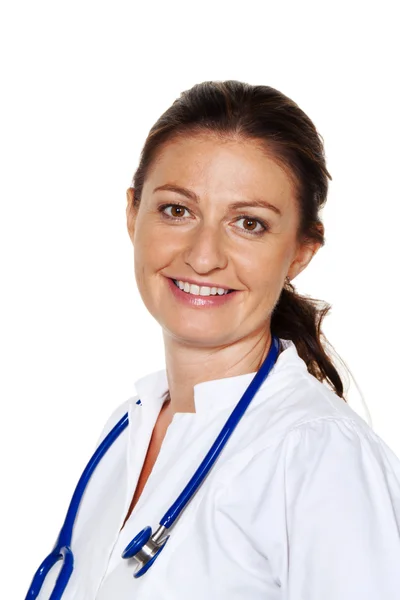 Potrtrait a smiling, successful doctor — Stock Photo, Image