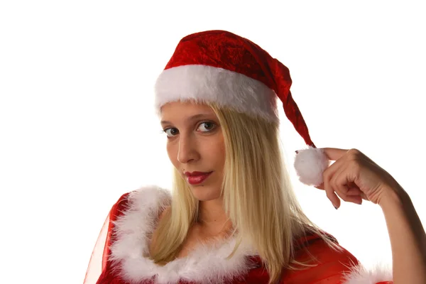 Seksi Noel Baba kadın — Stok fotoğraf