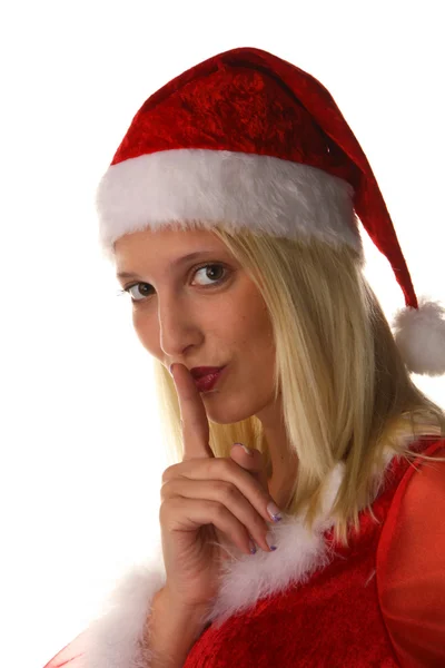 サンタ クロースのセクシーな女性 — ストック写真