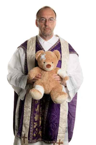 Icono por abuso en la iglesia católica —  Fotos de Stock