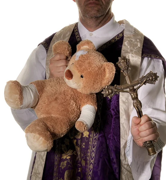 Icon for abuse in the catholic church — Stock Photo, Image