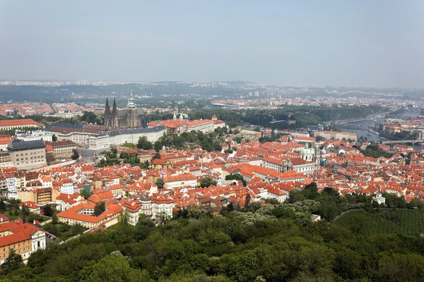 Praga, visión general del observatorio desde — Foto de Stock