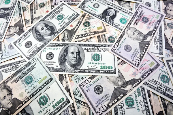American dollar bills — Stock Photo, Image