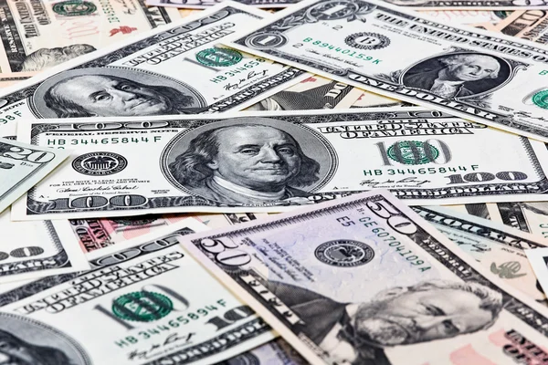 American dollar bills — Stock Photo, Image