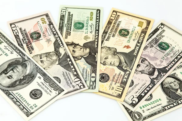Contas de dólares dos EUA — Fotografia de Stock