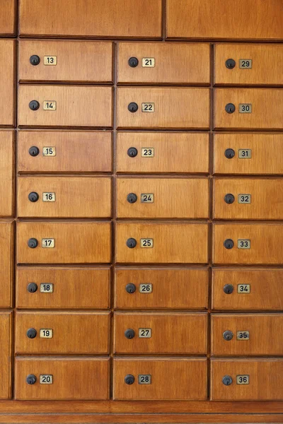 Numbered lockers — Stock Photo, Image