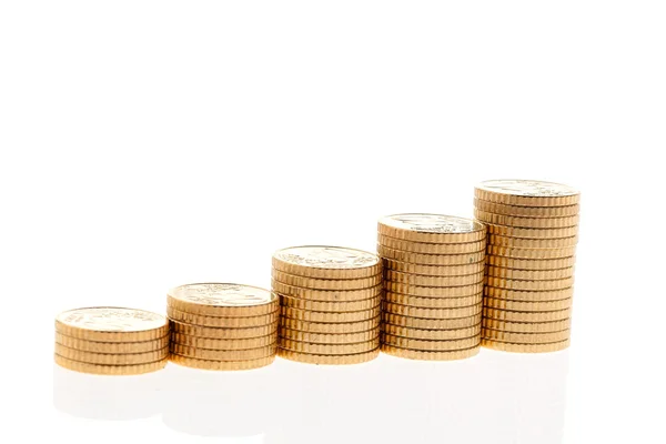 Pilhas de dinheiro €mã =nzen — Fotografia de Stock