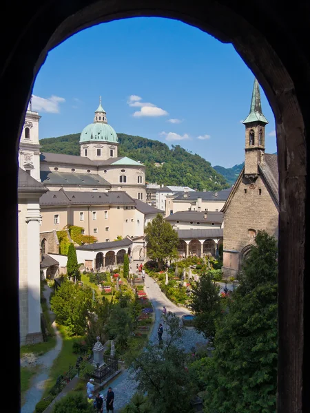 Áustria, Salzburgo, paisagem urbana — Fotografia de Stock