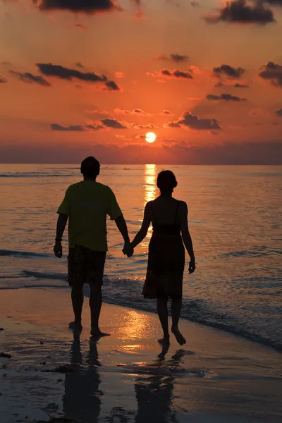 stock image Sunset on a dream-beach