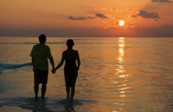 stock image Sunset on a dream-beach