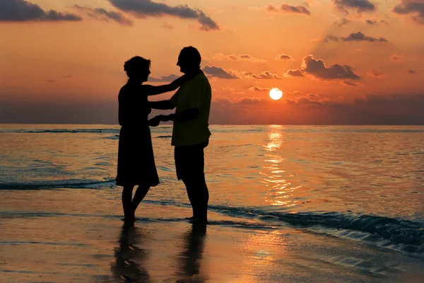 stock image Sunset on a dream-beach