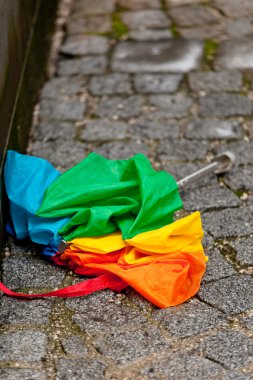 Colorful umbrella clipart