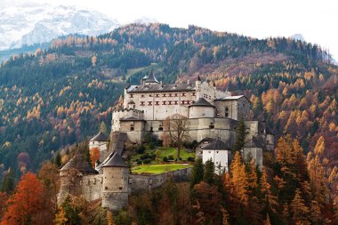 Hohenwerfen, salzburg, austria clipart