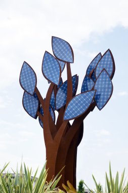 A tree from solar cells clipart