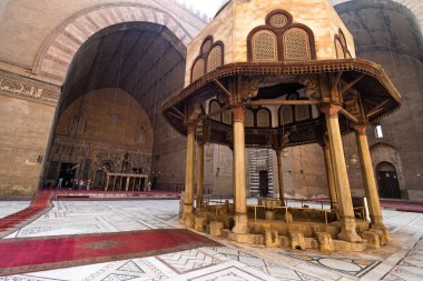 Egypt, cairo, sultan hassan mosque clipart