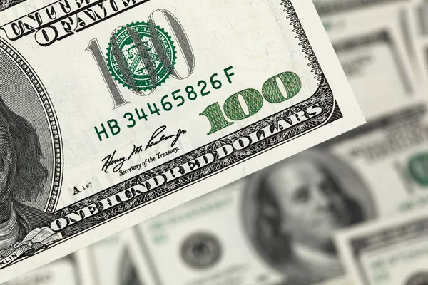Δολάρια. αμερικανική τραπεζογραμματίων — Φωτογραφία Αρχείου