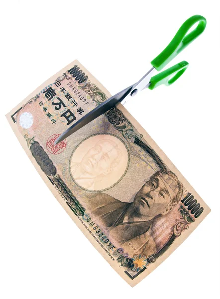 Billetes de yen japoneses — Foto de Stock