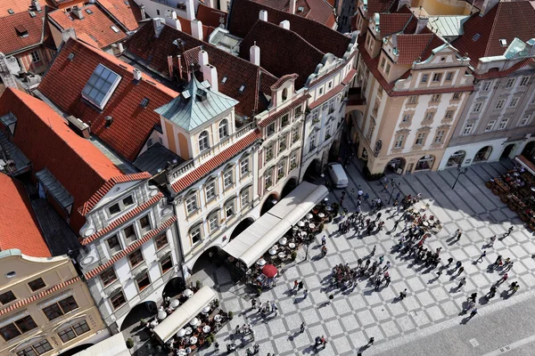 Praga, praça da cidade velha, paisagem urbana — Fotografia de Stock