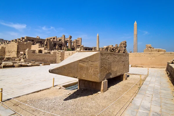 Ägypten, luxor, karnak tempel — Stockfoto