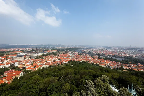Прага, огляд обсерваторії з — стокове фото