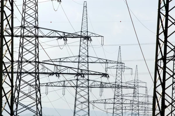 A power pole power line — Stock Photo, Image