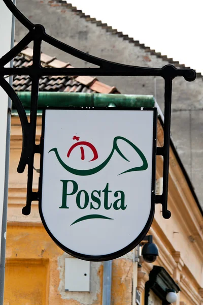 Post office and mailbox in hungary