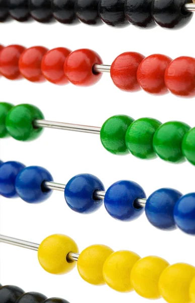 Abacus con cuentas multicolores —  Fotos de Stock
