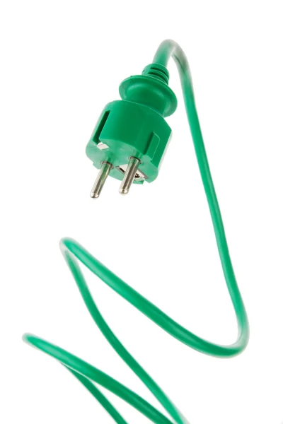 Napájecí konektor s napájecím kabelem — Stock fotografie
