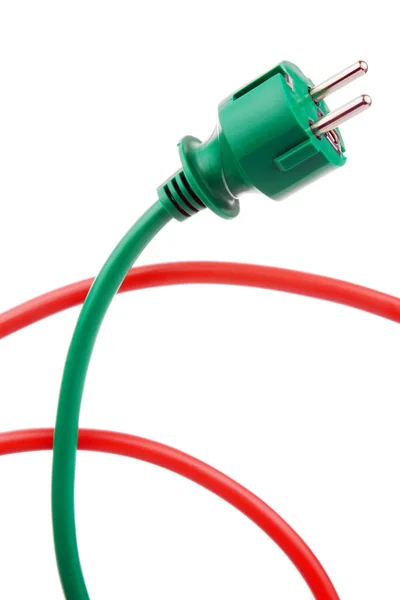 Power plug with power cord — Stock Photo, Image