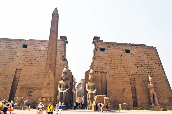 Egitto, luxor amun tempio di luxor . — Foto Stock