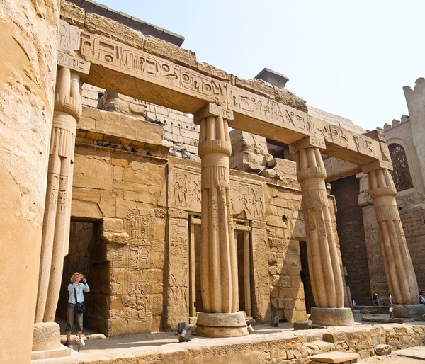 Egypt, luxor amun temple of luxor. — Stock Photo, Image