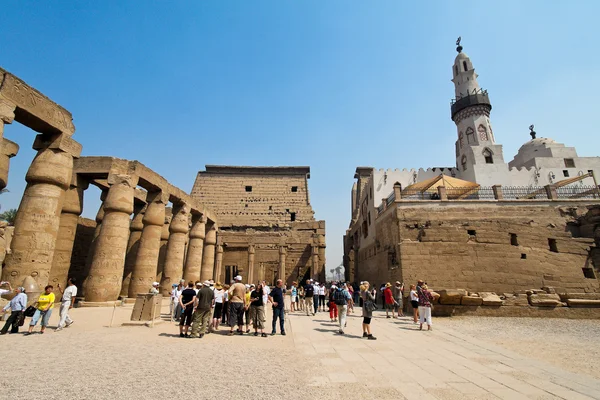 Egypte, luxor amun tempel van luxor. — Stockfoto