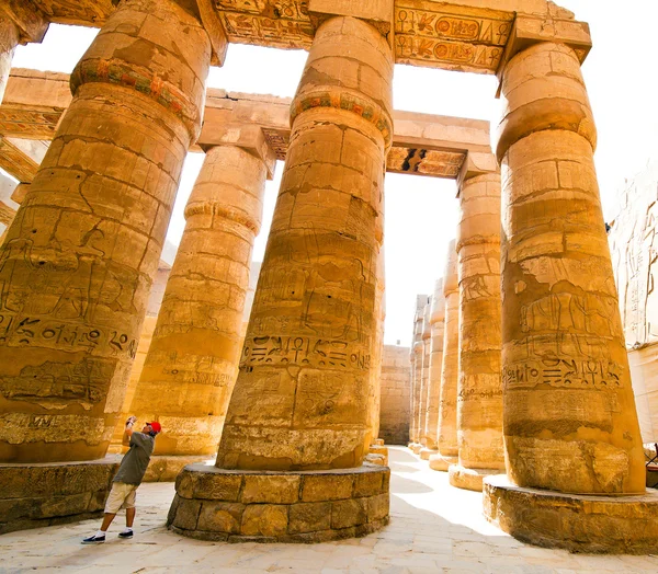 エジプト、ルクソール、カルナック神殿 — ストック写真