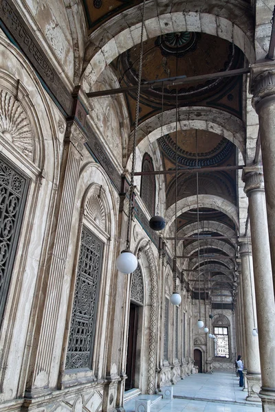 Egito, cairo. mesquita ali mohammed. o interior . — Fotografia de Stock